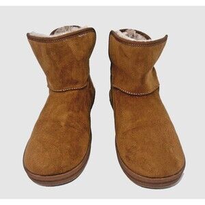 Skechers Cozy Campfire Meant To Be Slippers Boots Women's 10M Brown Chestnut